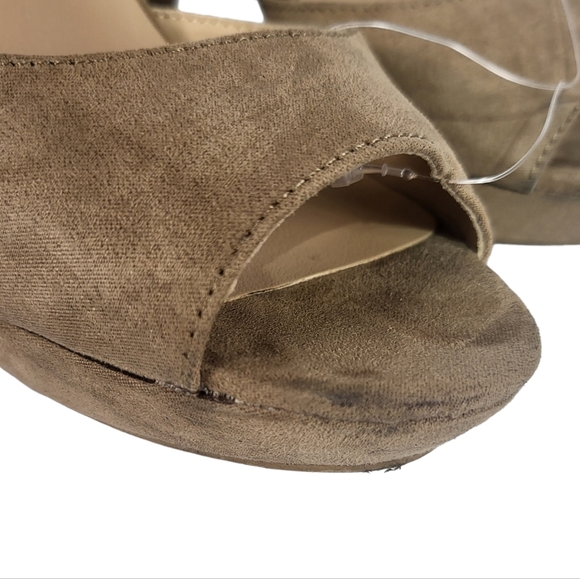 Sun + Stone Reeta Block-heel Platform Sandals Stone 8.5 - Picture 8 of 9